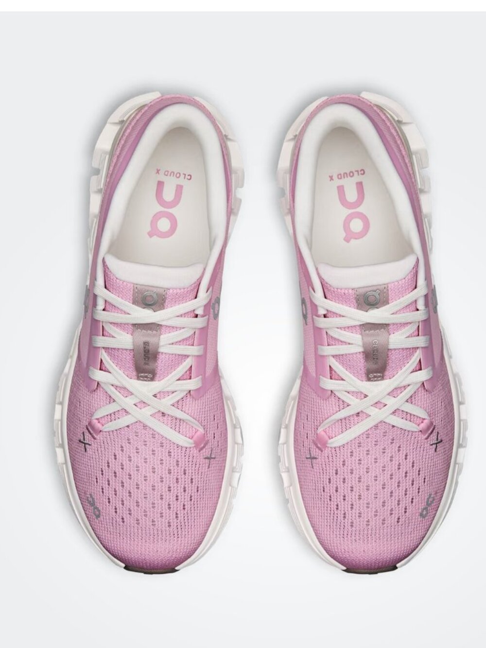 EUC~ON CLOUDS~Women's Cloud X 4, Petal/Sand, 9.5